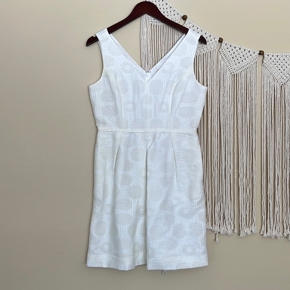 NEW! J Crew V Neck V Back Pleated Dress